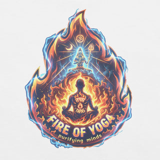 Fire of Yoga Unisex t-shirt
